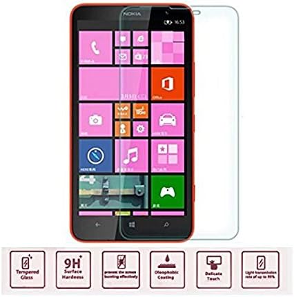Screen Protector Nokia Lumia 1320,Ultra-thin Tempered Glass Protector Film for Nokia Lumia 1320 Screen Protector 9H Hardness & Perfect Anti-scratch/Shatterproof/Fingerprint & Water & Oil Resistant Funtion