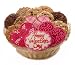 Fancy Hearts Valentines Day Cookie Basket