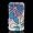 ZTE Score Diamond Cover Case Flower Blue Purple X500 For Cricket -Eagle Retail Packaging