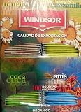 Coca Tea Windsor Organic Sampler Box 100ct: 25 Coca, 25 Trimate, 25 Anis, 25 Chamomile