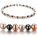 Bliss Multi-Overtone 5-7mm A Freshwater Pearl Necklace 18 inch Princess Length