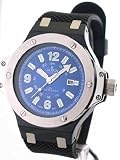 MENS CROTON RUBBER 24 HOUR DATE WATCH CA301169BSBL
