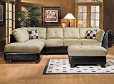 Sectional Sofa and Ottoman Set - Monica - 5790-SET-2