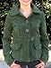 BB Dakota Golan Forest Green Hooded Faux Wool Jacket image 1