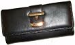 Etienne Aigner Checkbook Wallet Athena Black