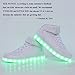 CIOR Kids Boy and Girl's High Top LED Sneakers Light Up Flashing Shoes(Toddler/Little Kid/Big Kid),105,02,34