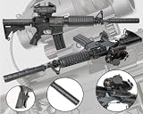 Airsoft M4 Soc CQB, A&k m4 + metal silncer + metal red dot + metal laser, 360 FPS!