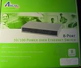 Airlink 8 Port 10/100 4 POE Power Over Fast Ethernet Switch