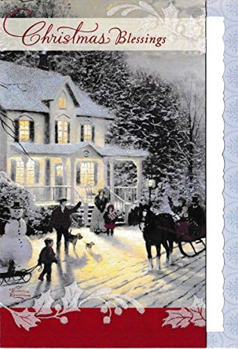 Thomas Kinkade "Christmas Blessings " Christmas cards
