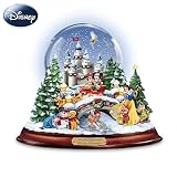 An Old Fashioned Disney Christmas Musical Snowglobe Showcasing 13 Classic Characters by The Bradford Exchange