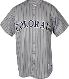 Colorado Rockies Road Grey MLB Replica Jersey