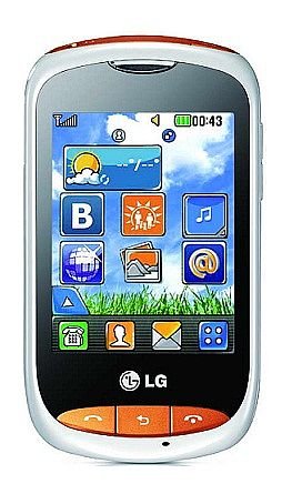 LG T310i Cookie Wifi, 2MP, Touchscreen, MP3, FM radio, A2DP Unlocked World Mobile Phone (White)
