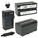 Wasabi Power Battery (2-Pack) and Charger for Sony NP-F730, NP-F750, NP-F760 and NP-F770