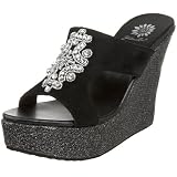 Yellow Box Skyscraper Wedge Sandals