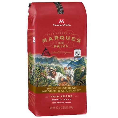 Marques de Paiva 100% Colombian Medium Dark Roast Coffee - 40oz by Coffeel