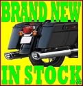 VANCE & HINES MONSTER OVALS SLIP-ON MUFFLERS HARLEY TOURING FLHT FLHX FLHR 16755