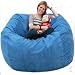 5-feet Sky Blue Sac Foof Bean Bag Chair Love Seat