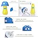 dizaul Ultrasonic Cool Mist Humidifier, Mushroom Humidifier 200ml for Skin moisturing,Stealth mask with No Noise,Waterless Auto Off,LED Lights,Portable for Baby Room,Bedroom,Office,Spa,Yoga,Car(Blue)