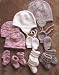 Knitting Pure and Simple :: Baby & Children Patterns - 2910 Baby Hats, Mitts, and Booties Pattern