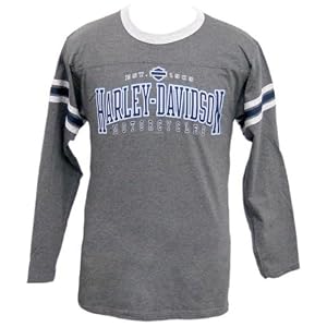 Harley-Davidson� Mens Curve Straight Grey Long Sleeve R334103380