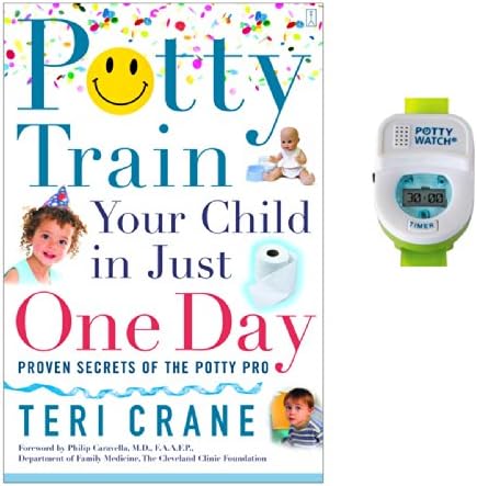 Potty Train Your Child in Just One Day with Potty Watch Training Aid, Green