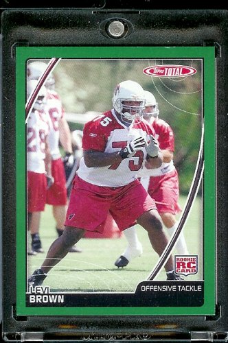 2007 Topps Total # 548 Levi Brown (RC) - Arizona Cardinals - Rookie Football Card