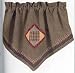 Single Point Valance - Cabin Quilt 29 x 22