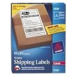 Lsr. Shipping Labels,Perforated,5-1/2"x8-1/2",200/BX,White