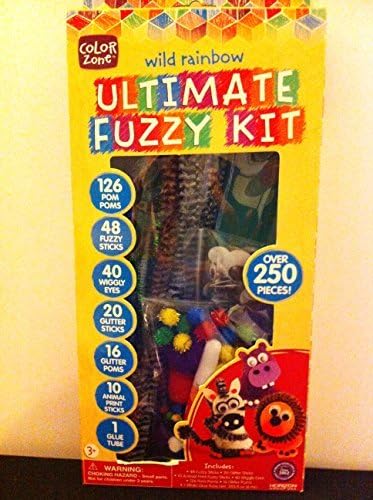Children's Kraft Kit (Color Zone Wild Rainbow Ultimate Fuzzy Kit)