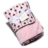 Bask Home Stroller/Crib Blanket - Diamond Pink