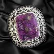 AKT Cosmic Drama Headpiece/Choker/Pendant - Purple Turquoise