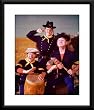 F-Troop Framed And Matted 8x10 Color Photo (Larry Storch, Ken Berry, Forrest Tucker)