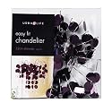 Urbanlife Easy Fit Chic Chandelier 32cm Dia. Black