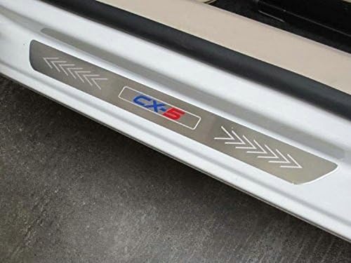 Stainless Steel CX5 Sports Car Door sill scuff plate Guards Sills For Mazda Cx-5 2012-2015