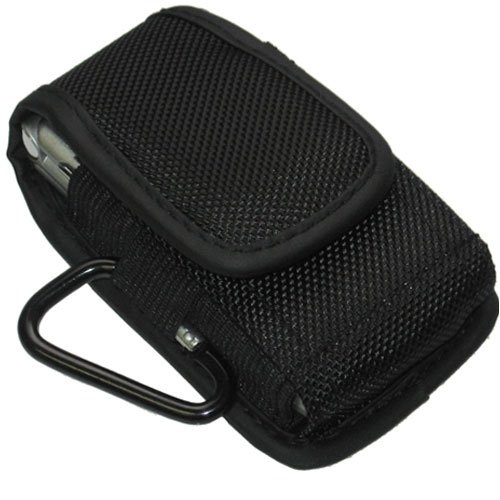 Samsung Rugby A837 Premium Quality Cell Phone Pouch Case - Includes TWO Bonus Charm Holders - Image Accessories Brand