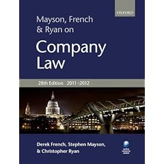 Mayson, French and Ryan on Company Law