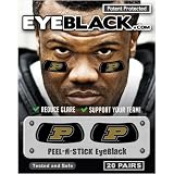 Purdue Boilermakers NCAA Peel & Stick Eyeblack Strips (40 Strips)