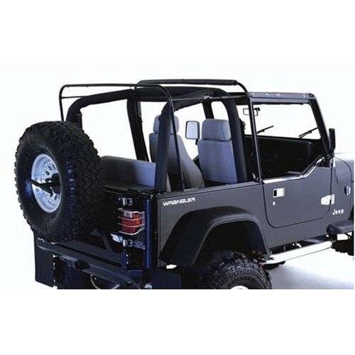 Rampage 69999 Soft Top Replacement Hardware, (All Metal Parts, Tailgate Bar, Adj Spreader Bars, Upper Door Windshield Inserts) 87-95 Jeep Wrangler