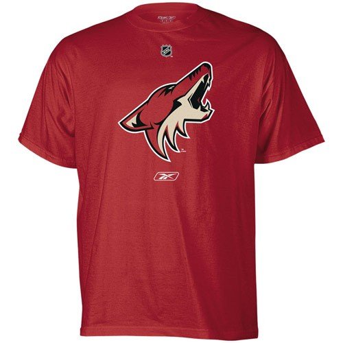 NHL Men's Phoenix Coyotes Primary Logo T-Shirt (Garnet, Medium)