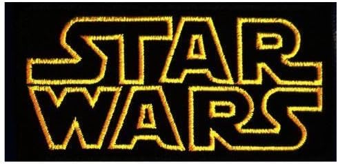 3-Pack Star Wars Logo Movie Cartoon Logo Kid Polo T Shirt Patch Iron on Embroidered 9.5cm X 5cm