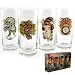 Official Licensed Don Ed Hardy Asian Hi-Ball Glass Set