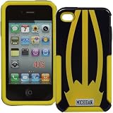 NCAA Michigan Wolverines Helmetz Cover for iPhone 4