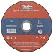 Weiler 7/8" Arbor, 0.045" Thickness, 6" Diameter, A60T Grit, Type 1 Large Reinforced Cut-Off Wheel