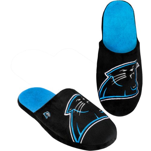 NFL Carolina Panthers 2011 Big Logo Slide Slipper Hard Sole Medium