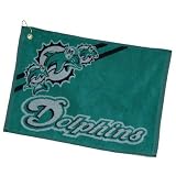Miami Dolphins GOLF CLUB HAND JACQUARD TOWEL