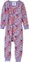 Gerber Bold Floral Cotton PJs Unionsuit, Purple, 0-6 Months