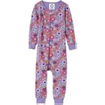 Gerber Bold Floral Cotton PJs Unionsuit, Purple, 12 Months