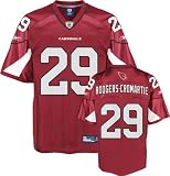 Dominique Rodgers-Cromartie Jersey: Reebok Red Replica #29 Arizona Cardinals Jersey - Large