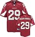 Dominique Rodgers-Cromartie Jersey: Reebok Red Replica #29 Arizona Cardinals Jersey - Large