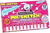 Mr. Sketch Washable Water Color Markers, 12 Colored Markers(19072)